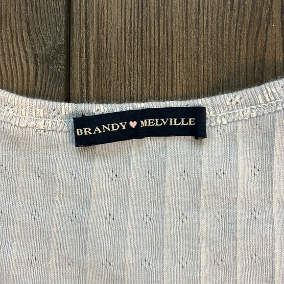 Brandy Melville Blue Floral Zelly - Picture 3 of 3